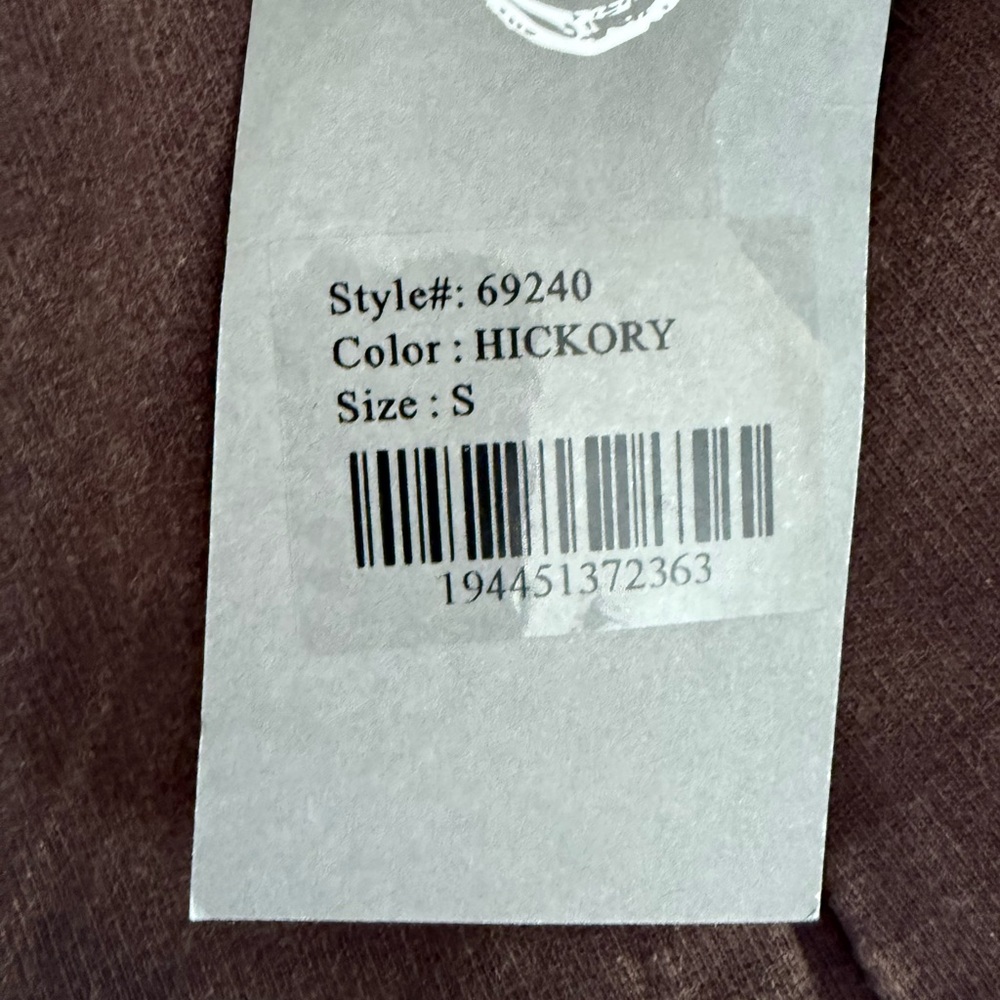 NWT‎ HABITAT Chill Jacket Hickory Brown Minimalist Earthy Neutral Grunge Boho S - Picture 5 of 6